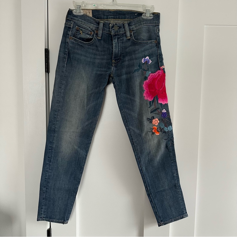 Like New! Polo Ralph Lauren Tompkins Skinny Cropped Denim